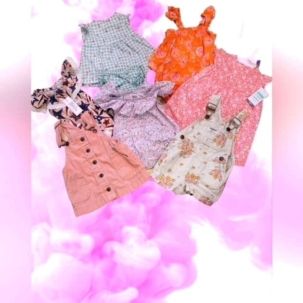 11 pieces Summer Bundle Toddler girl